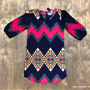 Pink Nickel Right on Target Dress